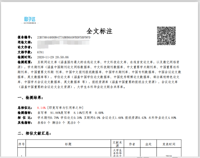 格子達論文查重